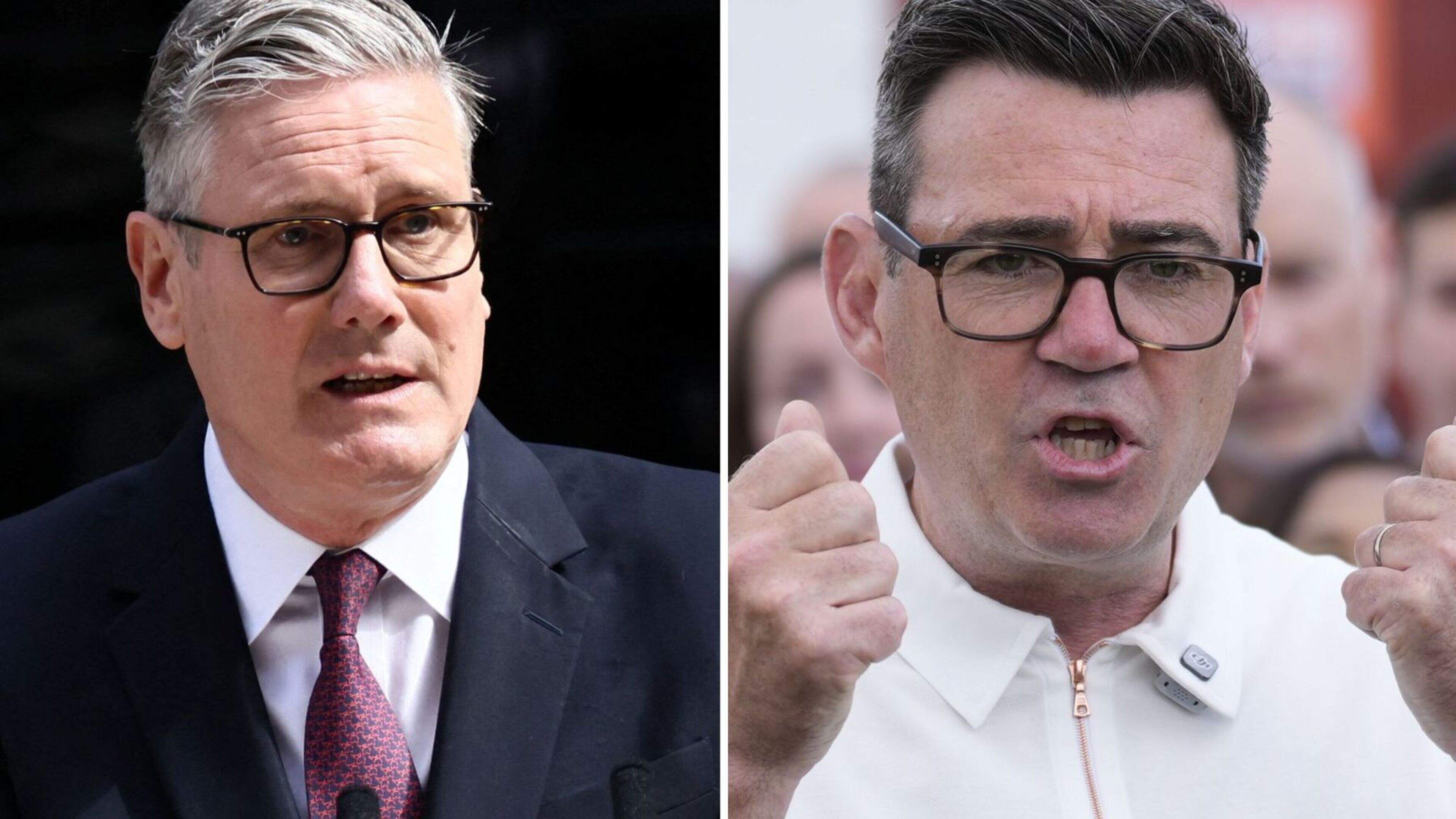 Starmer and Burnham meet face-to-face as PM pledges ‘smooth transition’